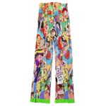 ISSEY MIYAKE Pleats Please Tank Top Pants Bottom Set Graphic Lamia Ziade Green Size 4 Photo 4