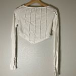 NA-KD Hanna Schoenberg  Crop Long Sleeve White Point Front Ribbed Small‎ Photo 6