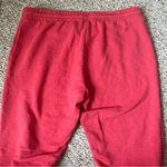 Zella  Coral Red Pink COTTON BLEND WOMEN Medium SWEAT PANTS Jogger Drawstring Photo 4