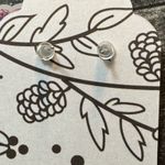 Handmade Santa Blowing A Bubble Pink Christmas Bow Dangle Pierced Earrings New Gift Photo 2