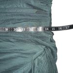 Amanda Uprichard Revolve Anja Green Ruched Strapless Mini Dress LARGE in Moss Photo 7