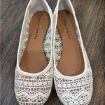 Lucky Brand Women's Cream Lace Flats Photo 2