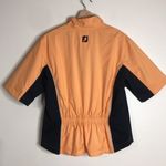 Dryjoy by Footjoy womens quarter zip golf windbreaker shirt size small Orange Photo 10