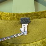 We The Free  Green Velvet Balloon Sleeve Top sz S Photo 2