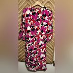 Milly Eleanora Wrap Silk Floral Pink White & Black Dress,Size 8,Brand New,NWOT Photo 1