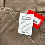 Spanx  4” Stretch Twill Shorts Women’s Size Large Taupe Brown NWT Flattering Fit Photo 7