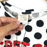 ZARA  Girls Polka Dot Secret Spot T-Shirt Size 13/14   Graphic Tee Women's Size S Photo 1