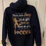 Soccer Sweatshirt Blue Size M Photo 1