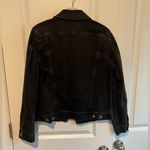 Lucky Brand  Black Washed Dark Denim Jacket Photo 5