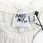 Princess Polly The Love Galore Romper White Petite Smocked Tiered Ruffle Shirred Photo 9