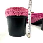 Stuart Weitzman Size 9 Clog Pink Open Back Loafer 1.5" Heel Rhinestone Business Photo 9
