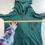 Rock & Roll Cowgirl  XXL Hoodie Sweatshirt Studs Wings Heart Full Zip Spellout Photo 8