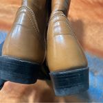 Tony Lama Vintage  Leather Cowgirl Boots Carmel Tan Photo 10