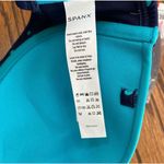 Spanx  Bikini Top‎ Womens 10 Navy Splash Polka Dot 2696 Retro Balconette Bra NWT Photo 8