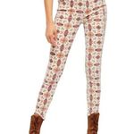 Free People We The Free Wild Child Printed Skinny Jeans Size 25 Photo 0