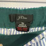 J.Crew  striped clover‎ short sleeve button down and shorts pajama set Photo 4