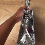 Fashion made me do it Silver and white Fashion Tote Bag Photo 2