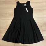 Nic+Zoe NWT  Twirl Knit Dress Black Onyx Textured Sleeveless A-Line Size M Photo 1