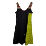 Volt Design Dahlia Dress Womens Size 2 M Black Floral Art To Wear Tank Canada Green Size M Photo 1