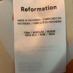 Reformation  NWT 100% Silk ellery dress Size L Photo 11