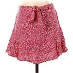 Urban Romantics NEW Red & White Polka Dot Belted Skort Size Medium Photo 0