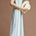 Line and Dot Anthropologie Revolve  Agatha Striped Halter Jumpsuit Sz S Boho Photo 1