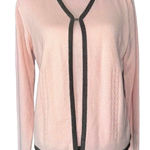 Sag Harbor  pink &‎ gray one-piece sweater small Photo 0