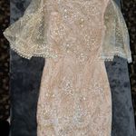 Hello Molly Evening Sun Dress in Champagne Photo 13