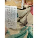 Vintage Inner Most Robe Women's Size Small Silky Kimono Style Floral Glam Sheer Gold Photo 2