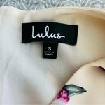 Lulus Lulu’s French Countryside Blush Floral Print High Low Hem Midi Dress Size S Photo 8