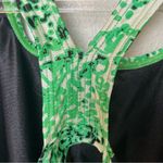 Speedo Vintage One Piece Swimsuit Neon Green Print Size 6 Photo 7