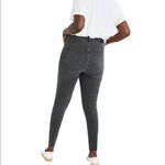 Madewell NWT Curvy High-Rise Skinny Jeans in Black Sea Photo 4