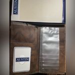 Unisex Austin Brown Wallet with 3 sleeve pockets, ID card, 6 photo & 7 card slot Photo 2