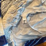 Blue and White Patterned Maxi Romper Size L Photo 5