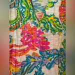 Lilly Pulitzer  Tank Top Shirt Sleeveless Beach Ocean Green Pink Blue Small Photo 5