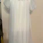 Vtg 60s Gotham Peignoir Robe Nightgown Bridal Honeymoon Lingerie Gold Stripe M Size M Photo 5