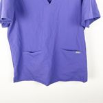 FIGS  Technical Collection Casma Purple V-Neck Pockets Top Style # FW1100, XXL Photo 7