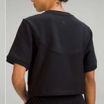 Lululemon Cotton French Terry + Swift T-Shirt black sweater cropped Photo 1