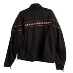 Harley Davidson nylon black Moto jacket women’s XL full zip Photo 2