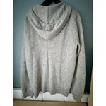 Qi Cashmere Sweater Women’s Size XL Gray 100% Cashmere Full Zip Up Hoodie Photo 3