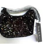 Nicole Miller NEW SEQUIN MINI HANDBAG Buckle Shoulder Purse Zip Evening Bag NWT Photo 9