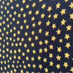 Black and Yellow Mock Neck Long Sleeve Maxi Star Print Dress Size M Photo 5