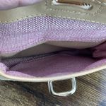 Dooney & Bourke  Monogram Canvas Leather Pale Yellow Letter Carrier Crossbody Bag Photo 7