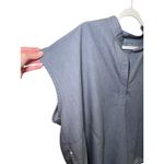 FIGS  Women XXL Rafaela Oversized Scrub‎ Top Graphite Grey V-Neck Collared Neck Photo 5