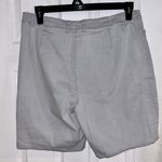 Gloria Vanderbilt  Gray Purple Stitch Hi Rise Shorts. Size 18 Photo 3