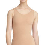 Capezio Women's Medium Leotard Team Basic Tank Light Suntan Dance‎ Tan Photo 0