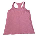 Lululemon  6 Swiftly Tech Racerback Tank Top Rose Pink Metallic Silver Stripe‎ Photo 4
