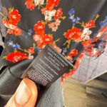 EXPRESS  high neck mini shift floral tie sleeve dress size Large Photo 9