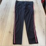 PINK - Victoria's Secret  Black and Pink Leggings tights logo Photo 2