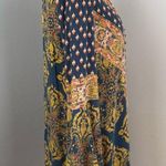 Free People Boho Navy Magic Mystery Tunic Dress Bell Sleeves XS Photo 8